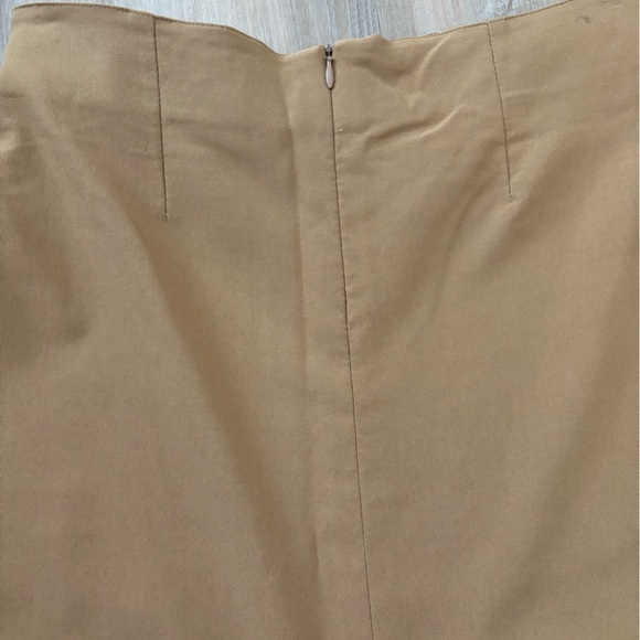 Vintage EFRECH ETTS Maxi Skirt size 9 in  Khaki with fringe belt - Picture 7 of 7